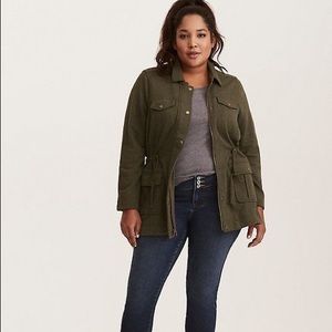Final price drop ✨ Torrid French Terry Knit Utility Shirt Jacket